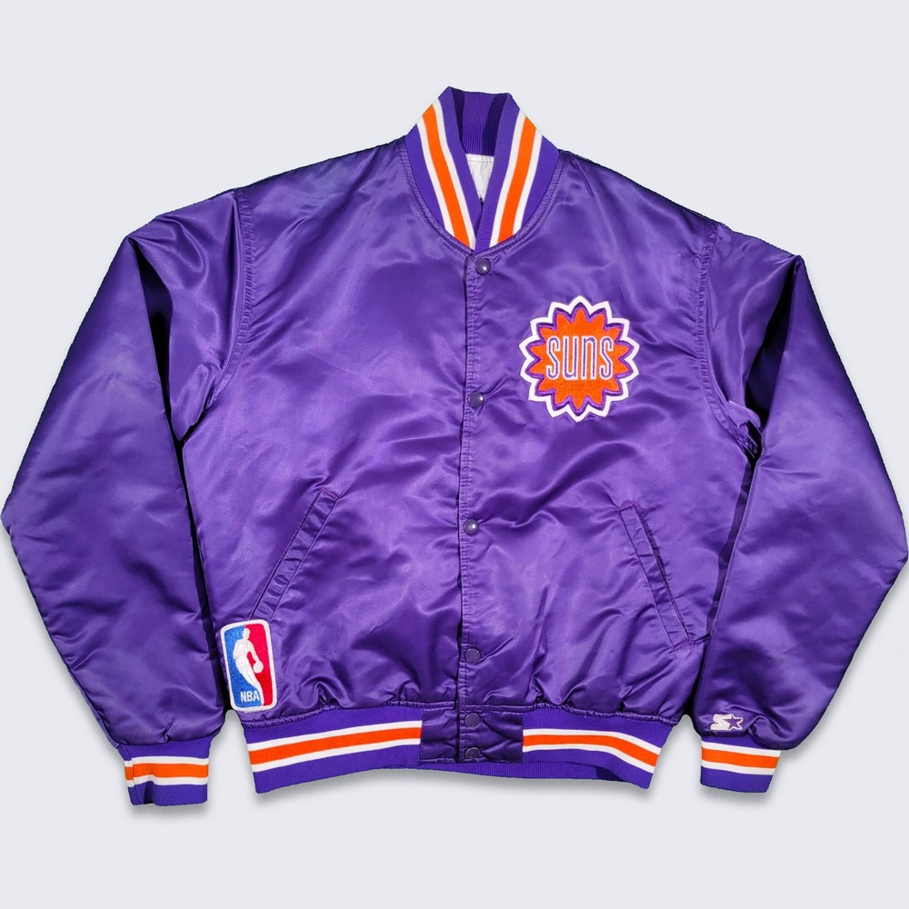 Phoenix Suns Vintage 80s Starter Satin Bomber Jacket